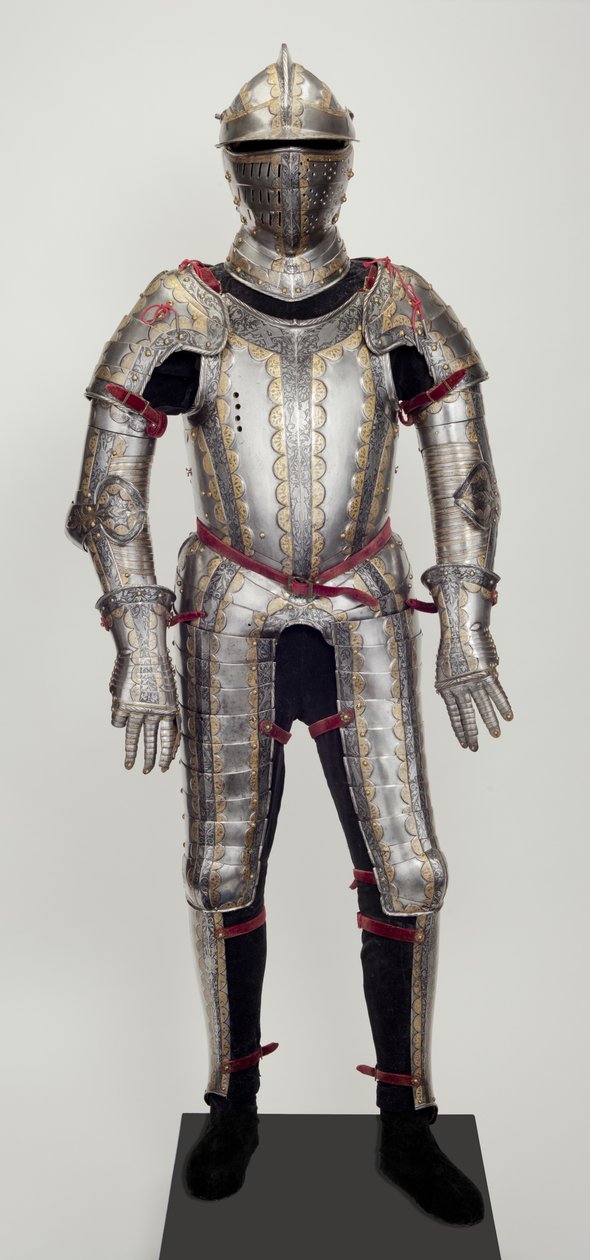 Armadura de Campo, de una Garnitura, probablemente hecha para Ludwig Ungnad von Weissenwolf auf Sunegg, c.1552 de Desiderius Helmschmid