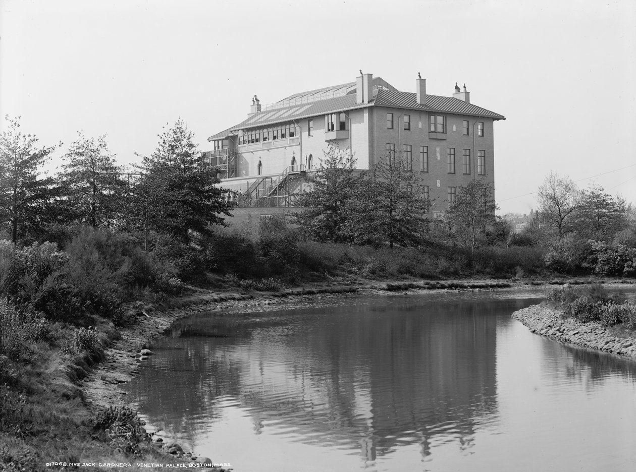 El palacio veneciano de la Sra. Jack Gardner, Boston, Massachusetts, c.1904 de Detroit Publishing Co.
