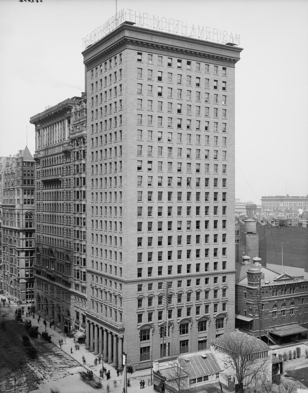 Edificios North American y Real Estate Trust, Filadelfia, Pensilvania de Detroit Publishing Co.