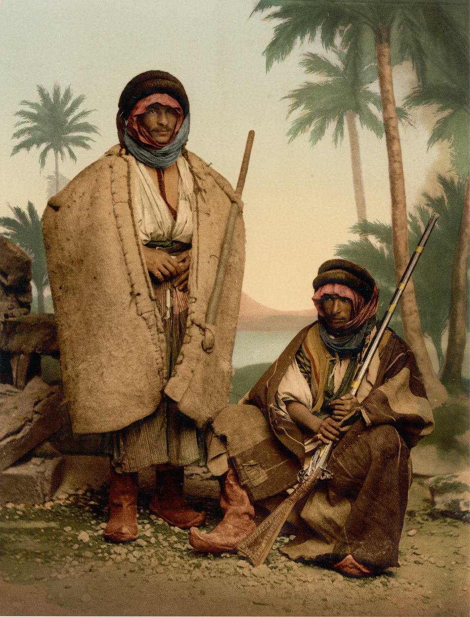 Pastores Beduinos de Siria, Tierra Santa de Detroit Photographic Co.
