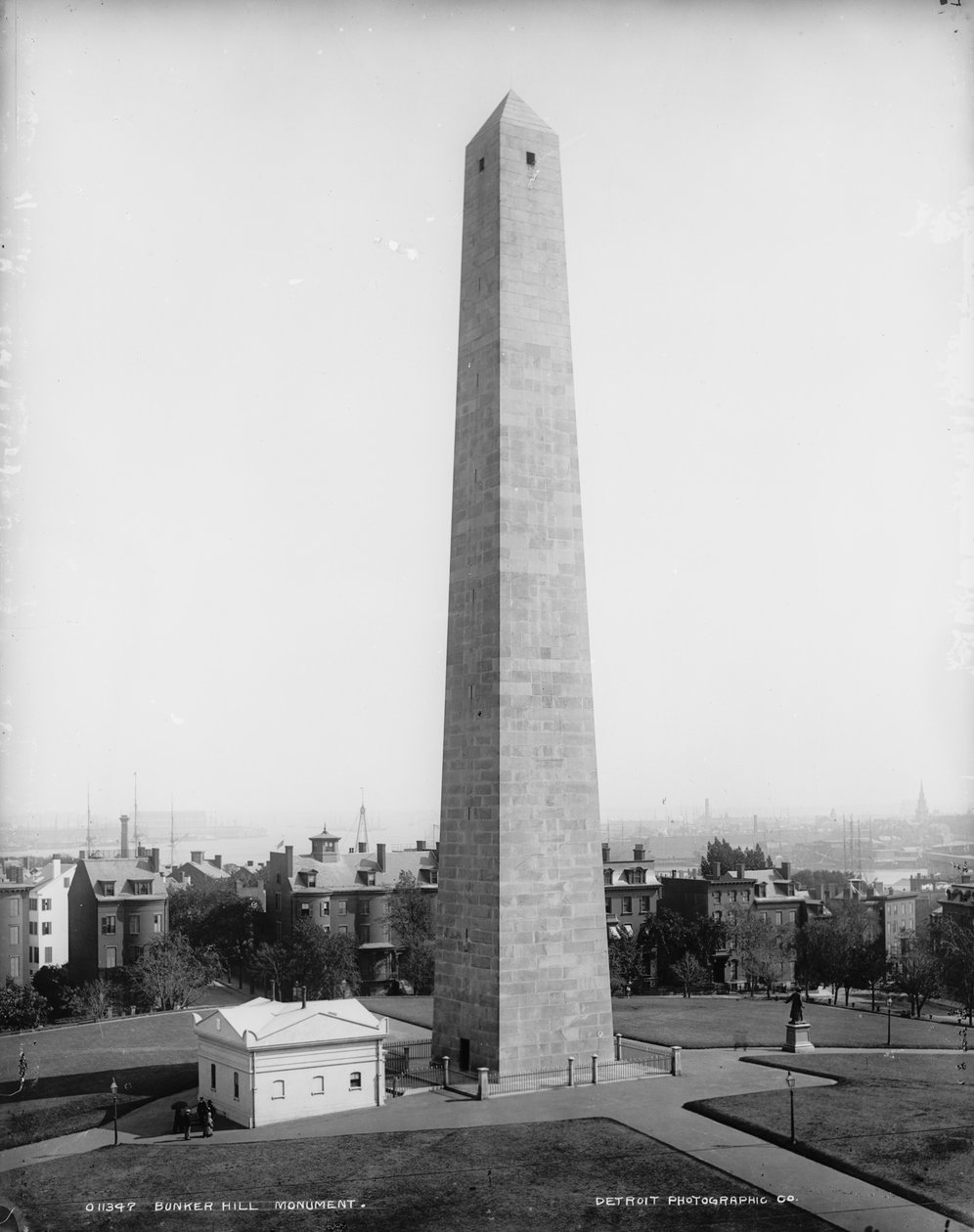 Monumento de Bunker Hill, Charlestown, Massachusetts, c.1890-99 de Detroit Publishing Co.