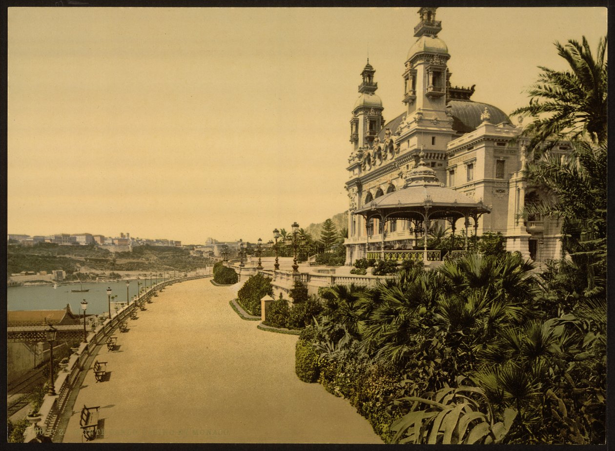 Casino, Monte Carlo, Mónaco, Riviera de Detroit Publishing Co.