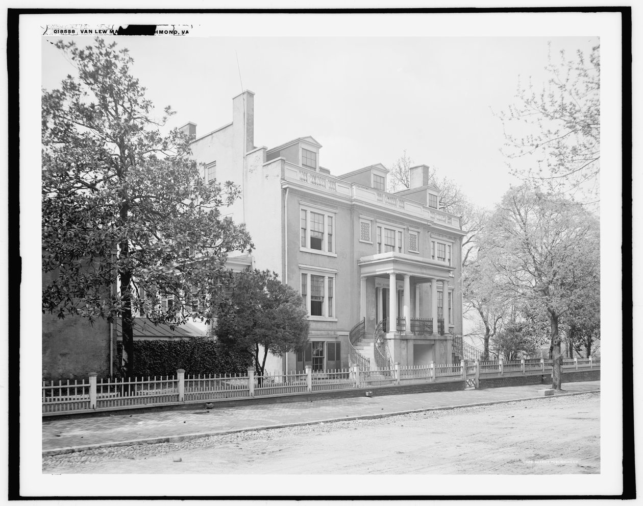 Mansión de Elizabeth Van Lew, Richmond, VA, antes de 1911 de Detroit Publishing Co.