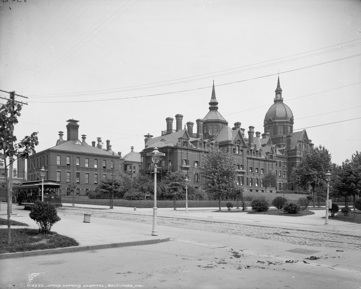 Hospital Johns Hopkins, Baltimore, Md., c.1903 de Detroit Publishing Co.
