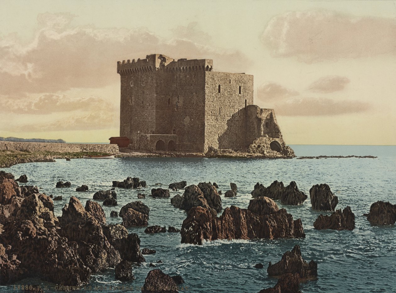 El Monasterio de St. Honorat en Cannes, c.1900 de Detroit Publishing Co.