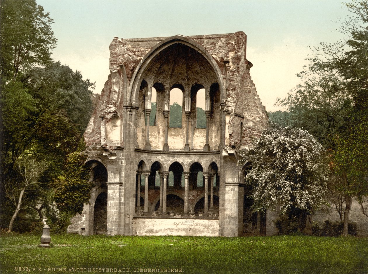 Ruinas de la Abadía de Heisterbach, Renania del Norte-Westfalia, Alemania, c.1900 de Detroit Publishing Co.