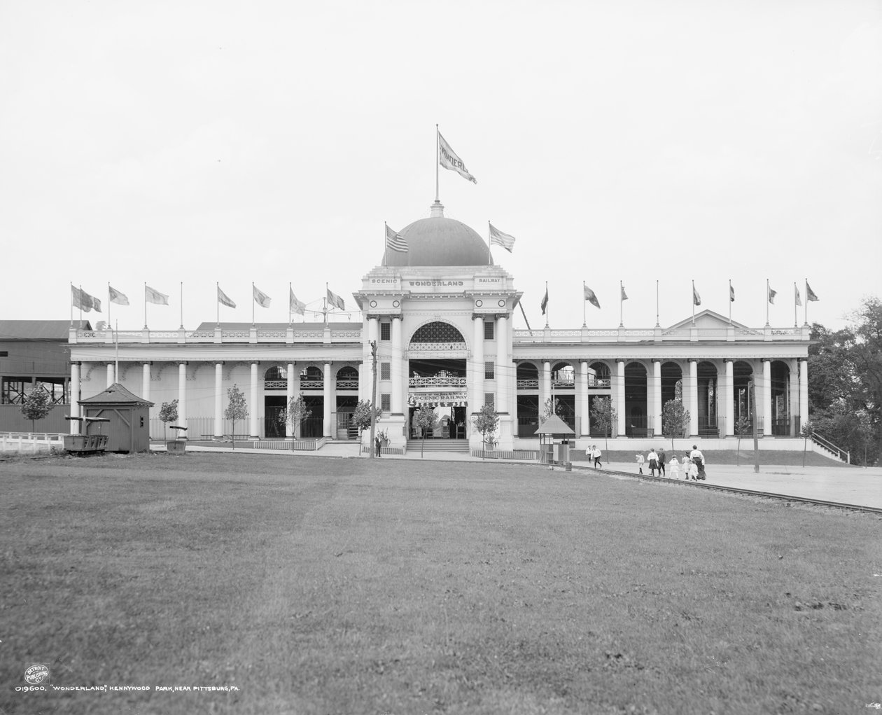 Wonderland, Kennywood Park, cerca de Pittsburgh, c.1906 (foto en blanco y negro) de Detroit Publishing Co.