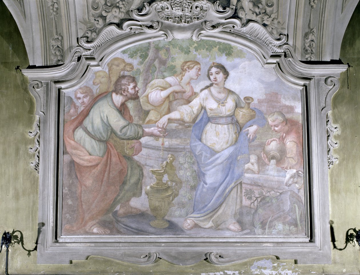 Rebeca en el pozo, del Refectorio de Diacinto Fabbroni