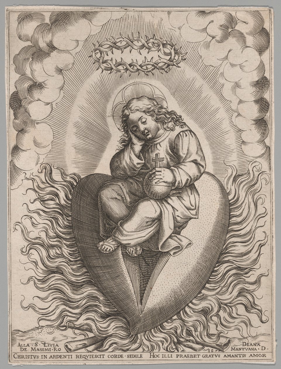 El pequeño salvador de Diana Scultori