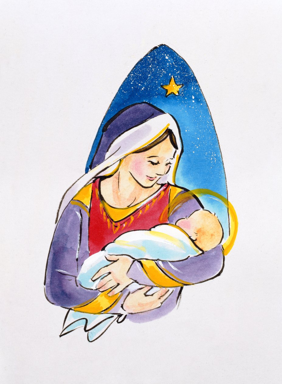 Madonna y Niño, 1996 de Diane Matthes