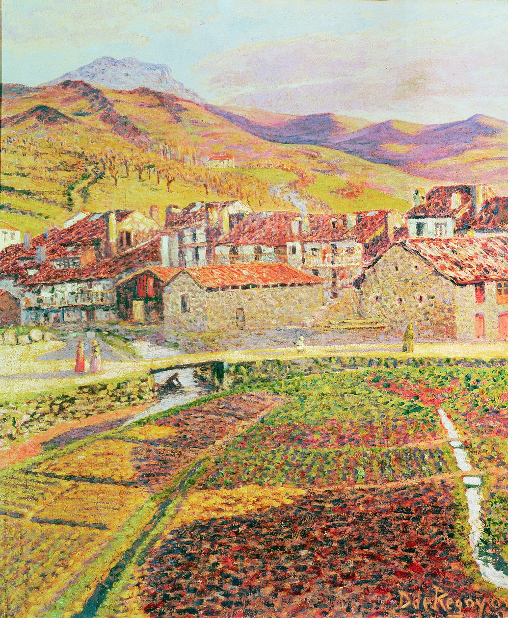 El campo de Diario or Dario de Regoyos y Valdes