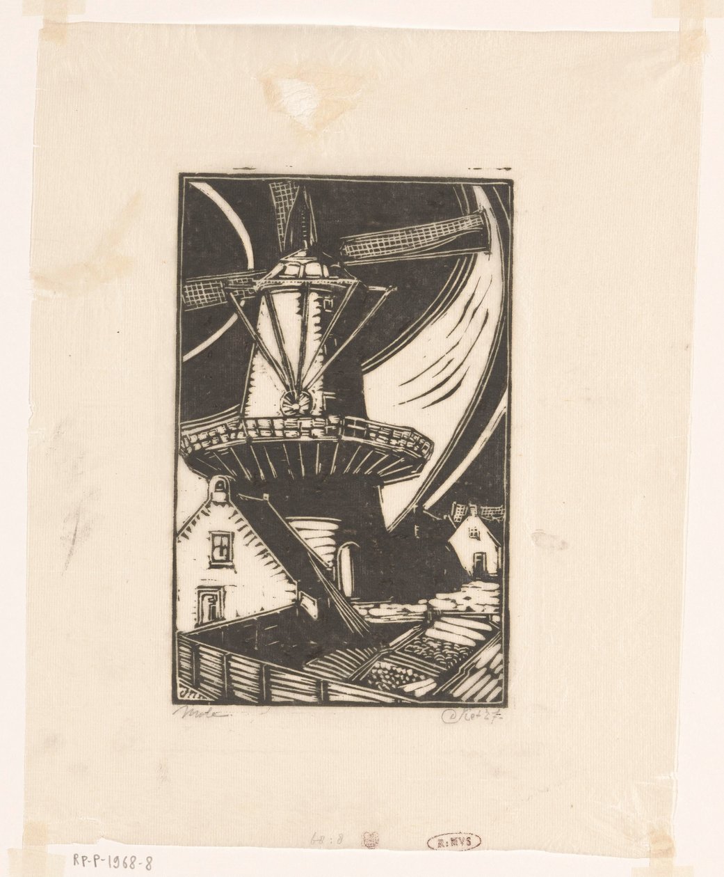 Molen (título original del objeto) de Dick Ket (signed by artist)