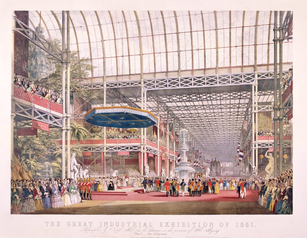 Gran Exposición, Palacio de Cristal, Hyde Park, Londres de Dickinson Brothers