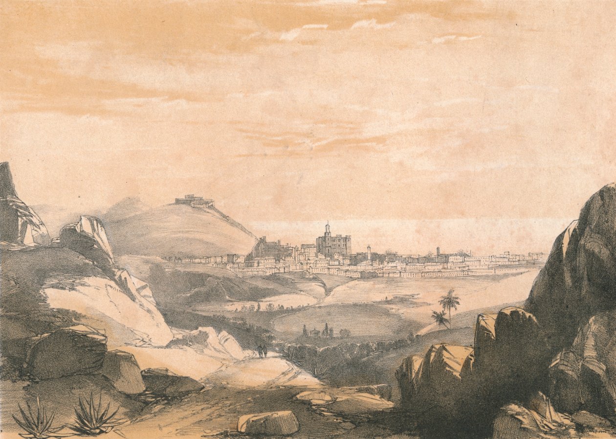 Málaga, desde las Ermitas de Dickinson Brothers