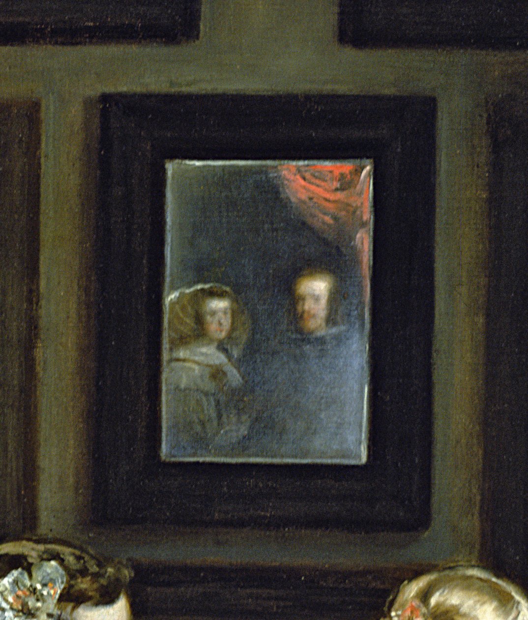 Las Meninas o La Familia de Felipe IV, c.1656 (detalle) de Diego Velázquez
