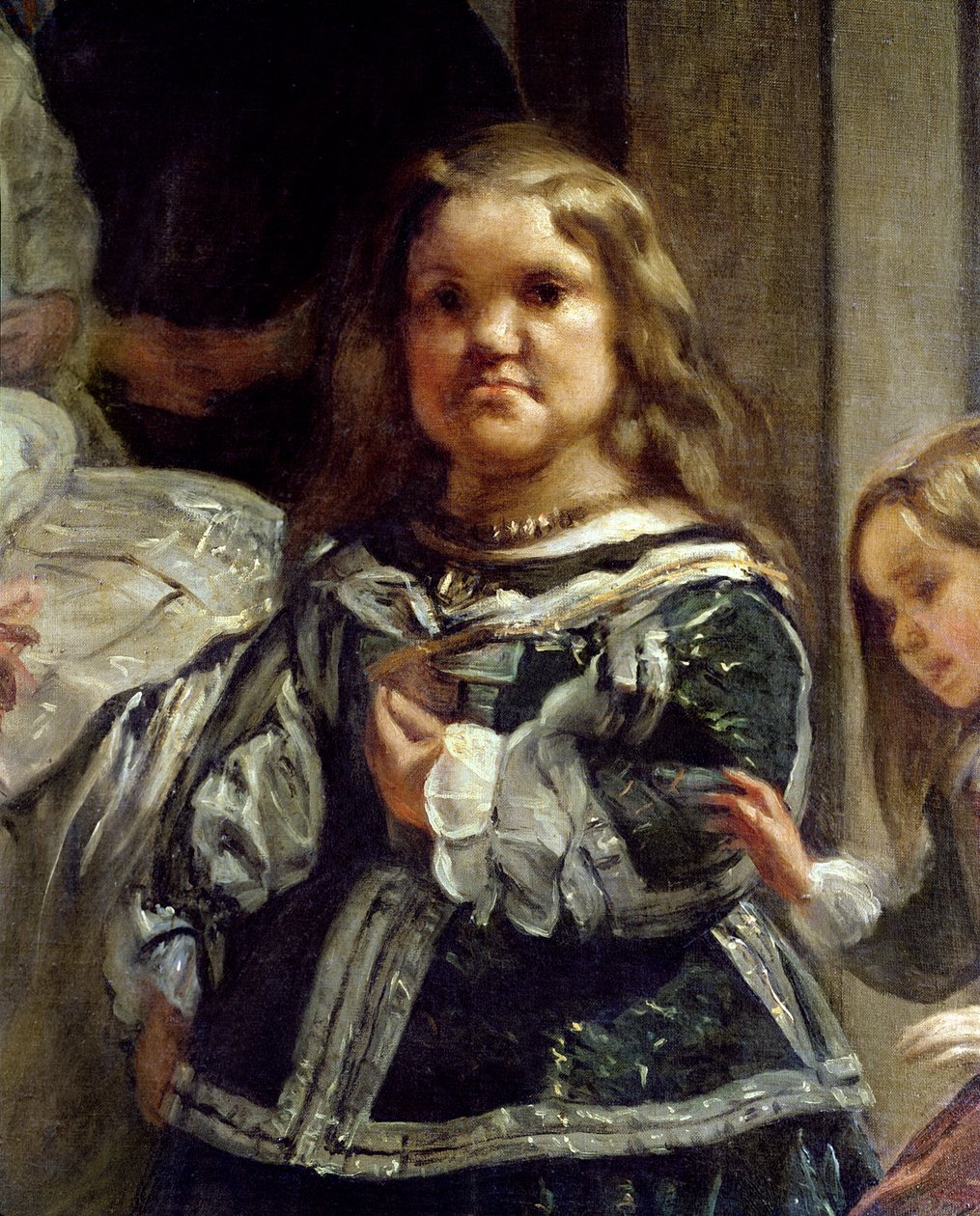 Las Meninas o La familia de Felipe IV, c.1656 (detalle) de Diego Velázquez
