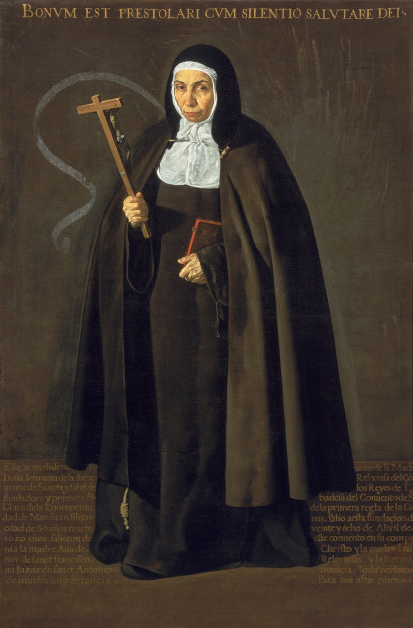 Madre María Jerónima de la Fuente, 1620 de Diego Velázquez
