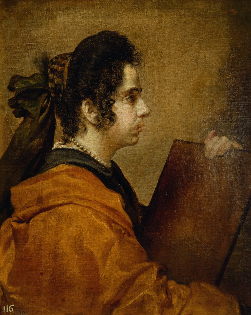 Retrato presumiblemente de Juana Pacheco como una Sibila de Diego Velázquez