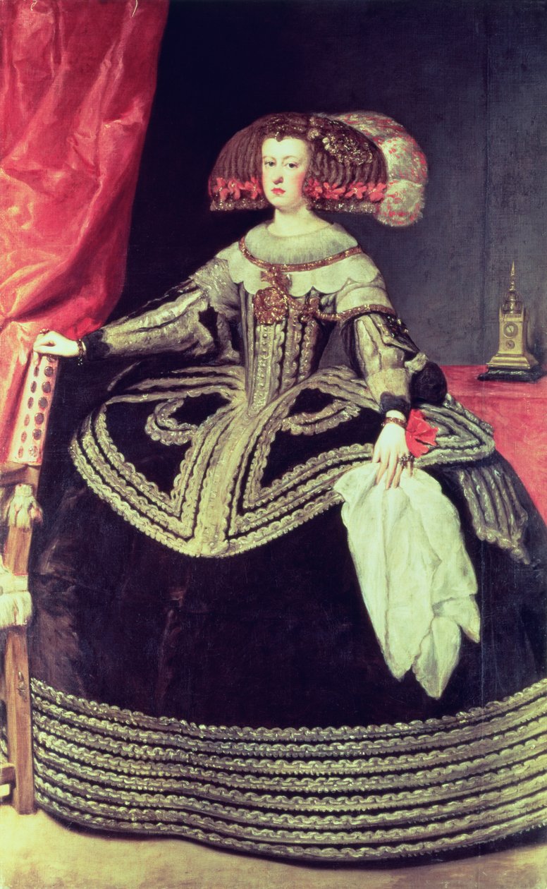 Reina Mariana de Austria (1635-96) c.1653 de Diego Velázquez