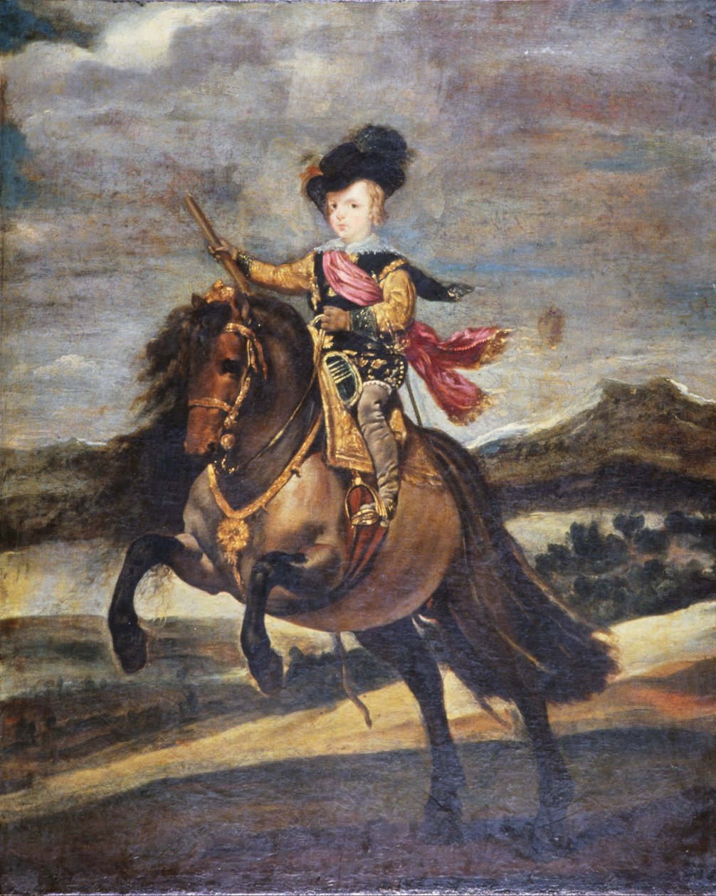 El Infante Baltasar Carlos a caballo de Diego Velázquez