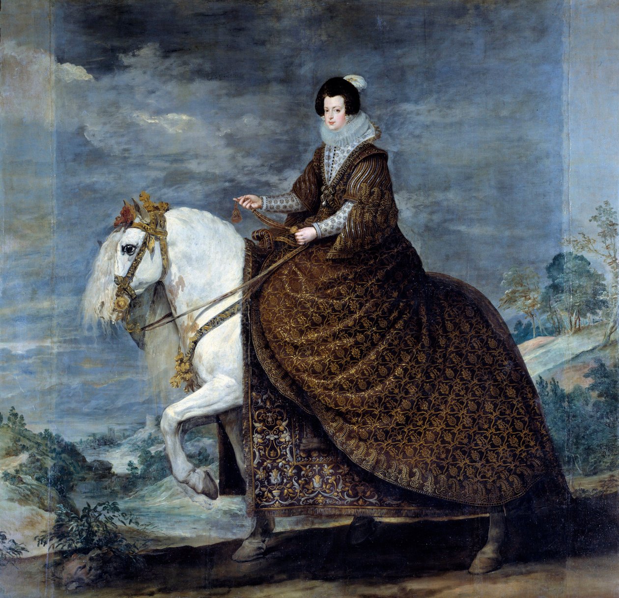 Retrato ecuestre de Isabel de Francia o Isabel de Borbón de Diego Velázquez