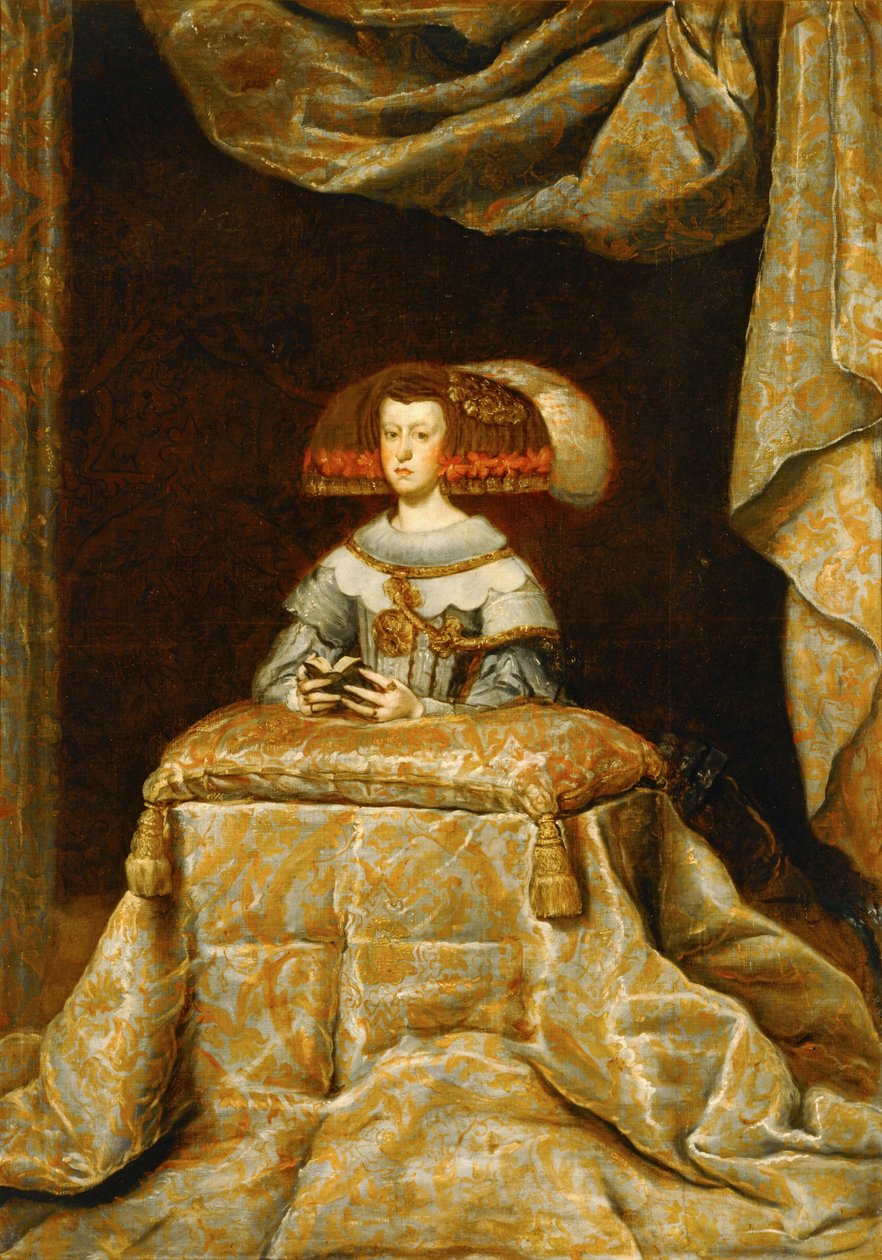 María Ana de Austria (pintura sobre lienzo) de Diego Rodriguez de Silva y Velazquez