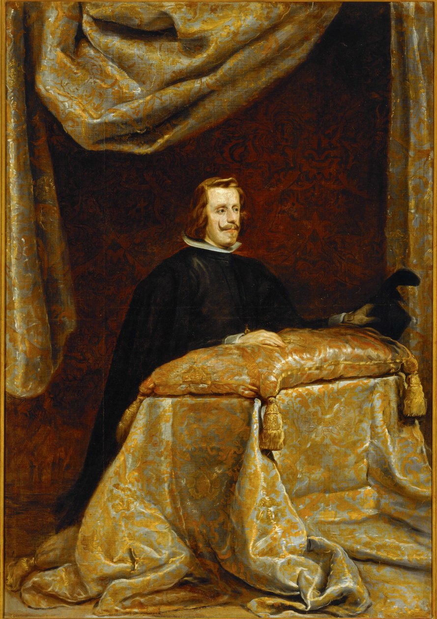 Felipe IV de España, rezando ... (pintura sobre lienzo) de Diego Rodriguez de Silva y Velazquez