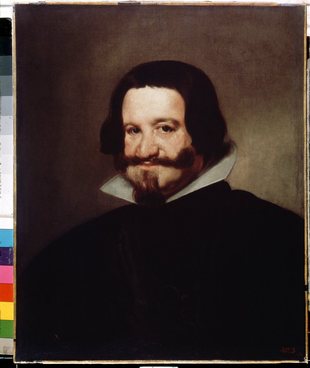 Retrato del Conde Duque de Olivares. Gaspar de Guzmán y Pimentel, conde de Olivares y duque de Sanlúcar la Mayor (1587-1645), ministro español y favorito real. Pintura de Diego Velázquez (1599-1660). Óleo sobre lienzo, 6 de Diego Velázquez