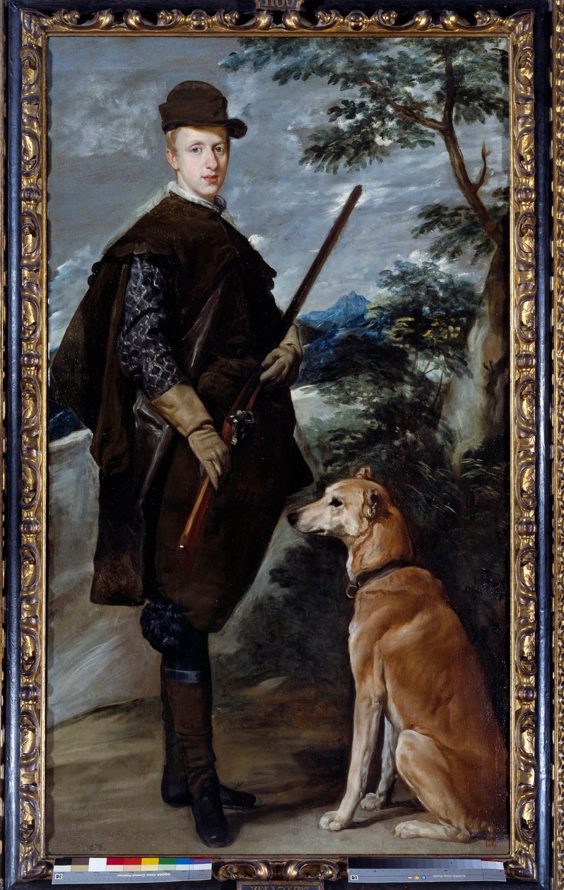 Retrato del Cardenal Infante Fernando de Austria en traje de caza de Diego Velázquez
