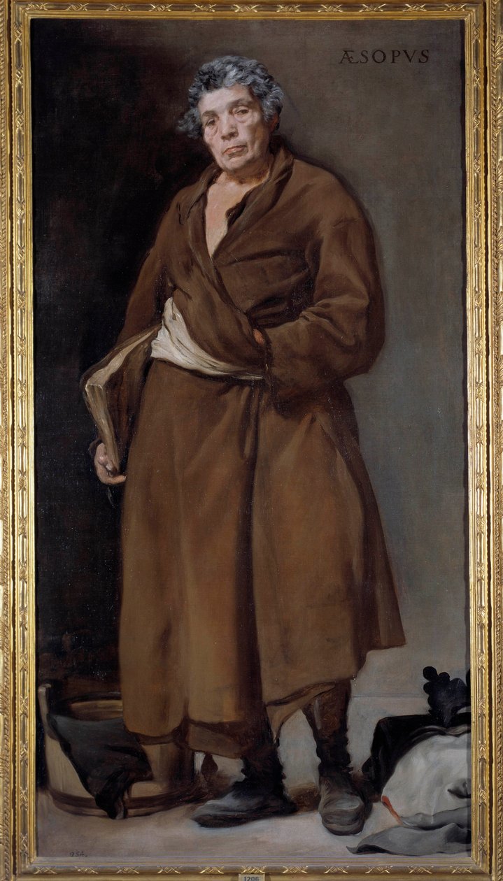 Retrato del escritor griego Esopo (siglo VI a.C.) de Diego Velázquez