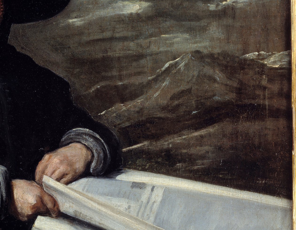 Retrato del bufón Diego de Acedo, llamado primo (detalle) de Diego Velázquez
