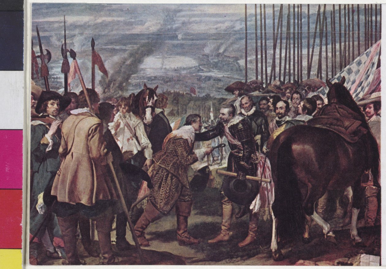 La rendición de Breda 1625 Diego Velázquez de Diego Rodriguez de Silva y Velazquez