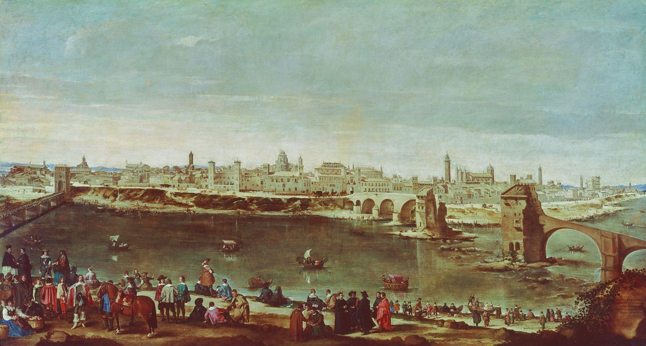 Vista de Saragozza de Diego Rodriguez de Silva y Velazquez