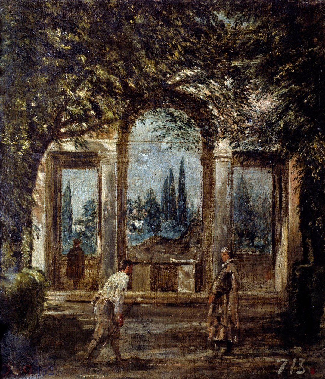 Villa Médicis en Roma, Pabellón Cleopatra o 