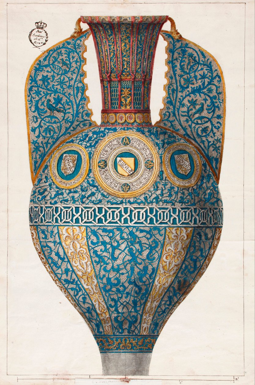 Jarrón nazarí de los escudos de Diego Sánchez Sarabia