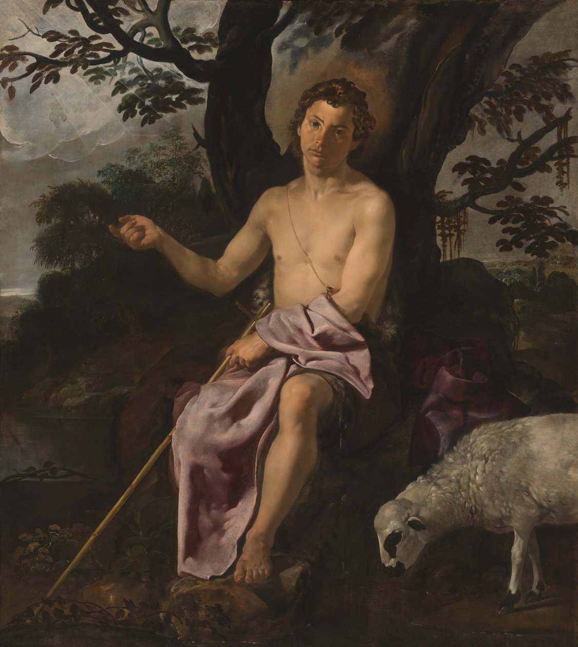 San Juan Bautista en el desierto de Diego Velasquez
