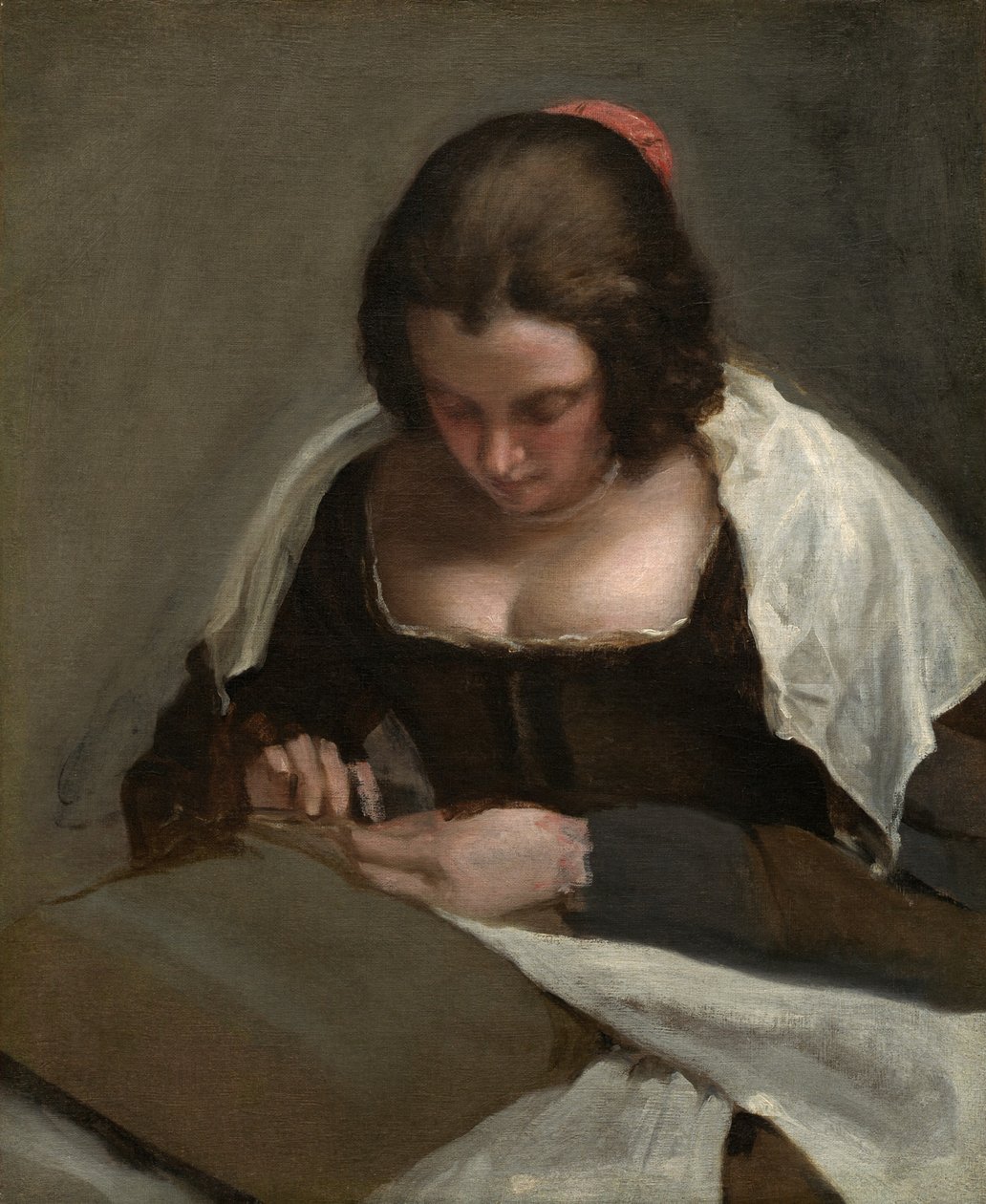La Costurera, c. 1640-1650 de Diego Velasquez