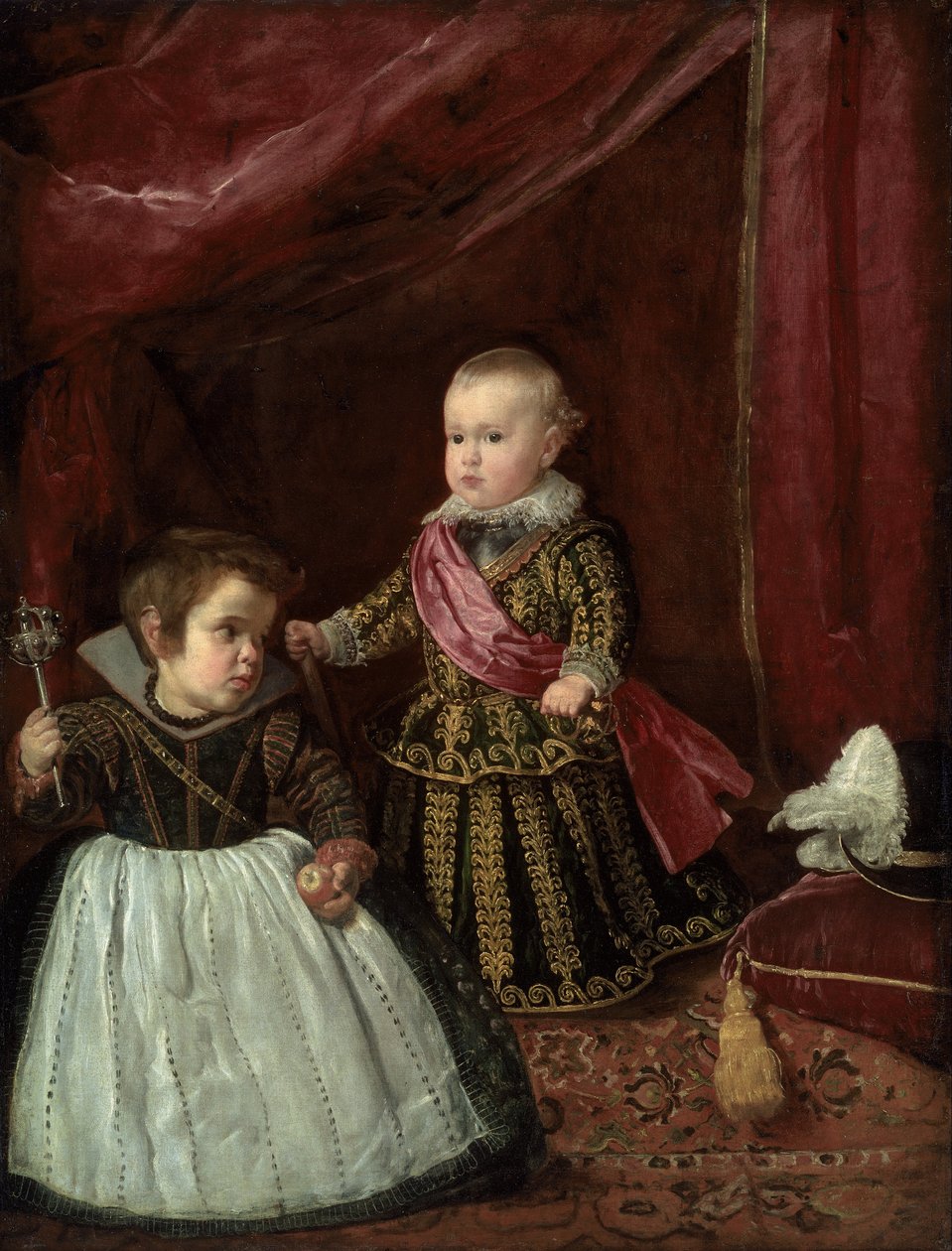 Don Baltasar Carlos con un enano de Diego Velázquez
