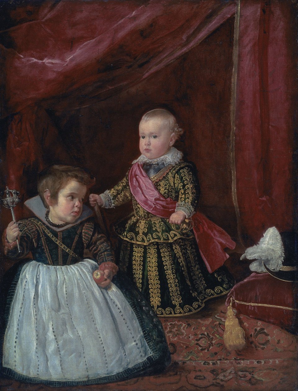 Don Baltasar Carlos con un enano de Diego Velázquez