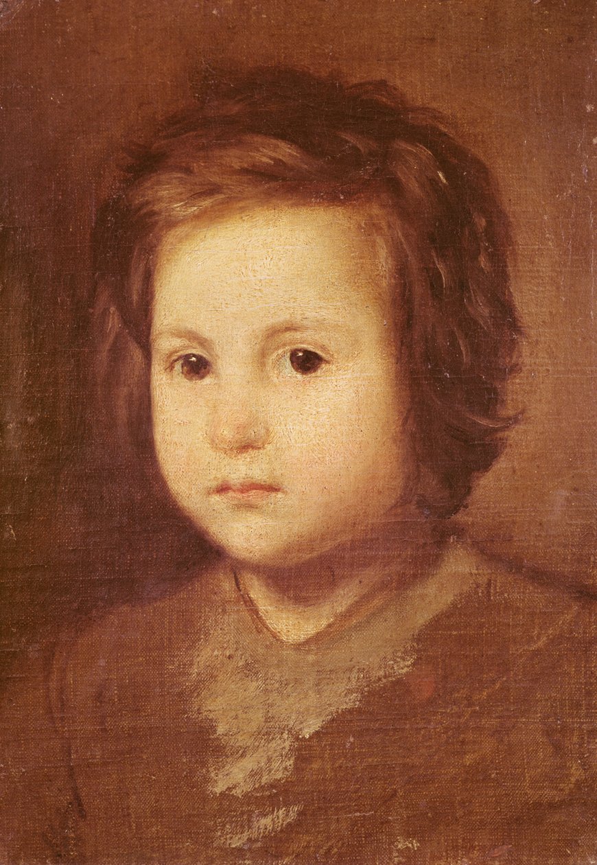 Cabeza de un niño, 1650 de Diego Velázquez