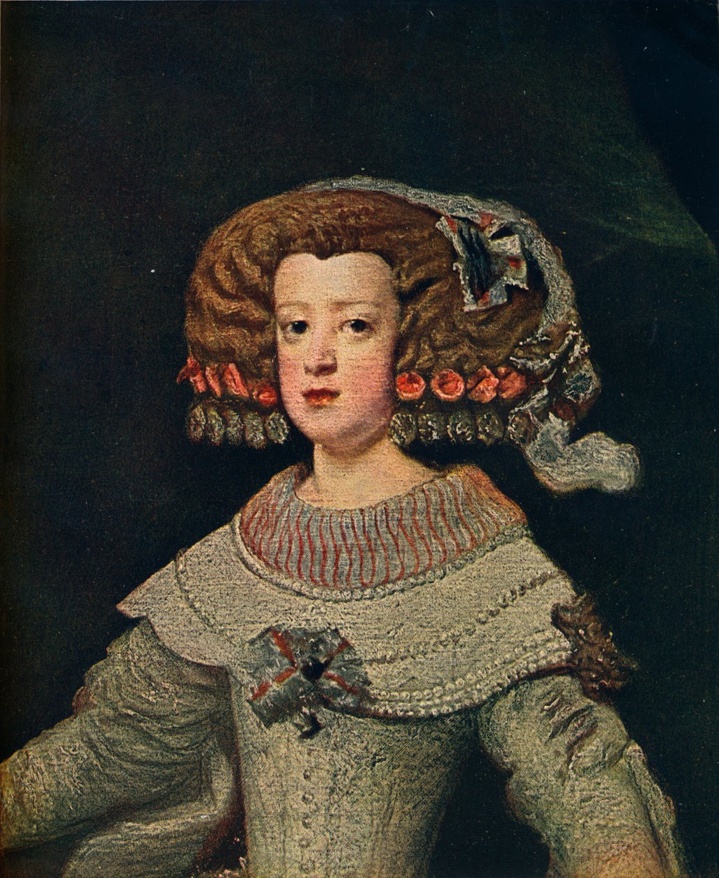 Retrato de la Reina Mariana de Austria, 1652, 1910 de Diego Velázquez