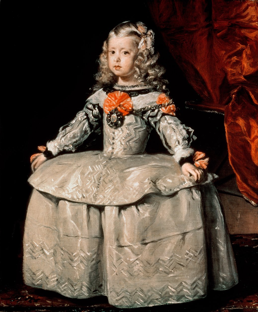 Retrato de la Infanta Margarita (1651-73) a los Cinco Años, 1656 de Diego Velázquez