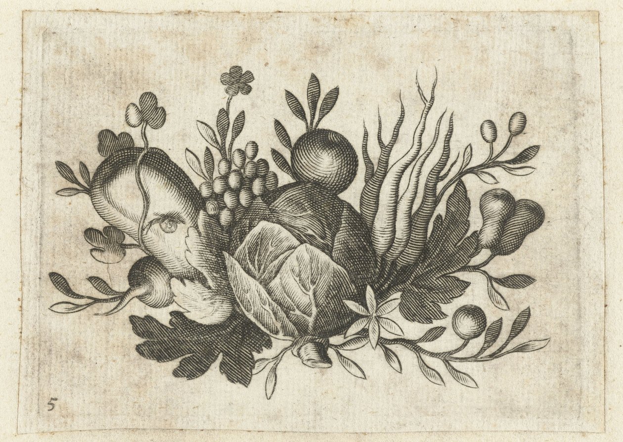 Festoen van Vrutten Pequeño libro de frutas útil para viajar (título de la serie) de Dietrich Krüger (attributed to)