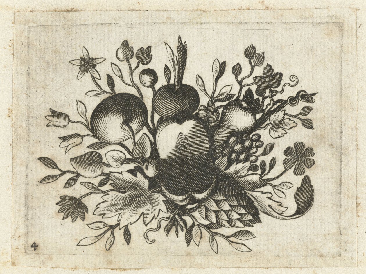 Festoen van Vrutten Pequeño libro de frutas útil para viajar (título de la serie) de Dietrich Krüger (attributed to)