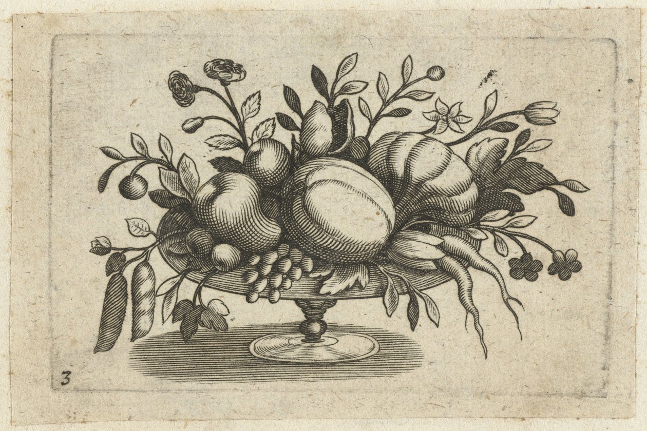 Vruchten op schaal Pequeño libro de frutas útil para viajar (título de la serie) de Dietrich Krüger (attributed to)