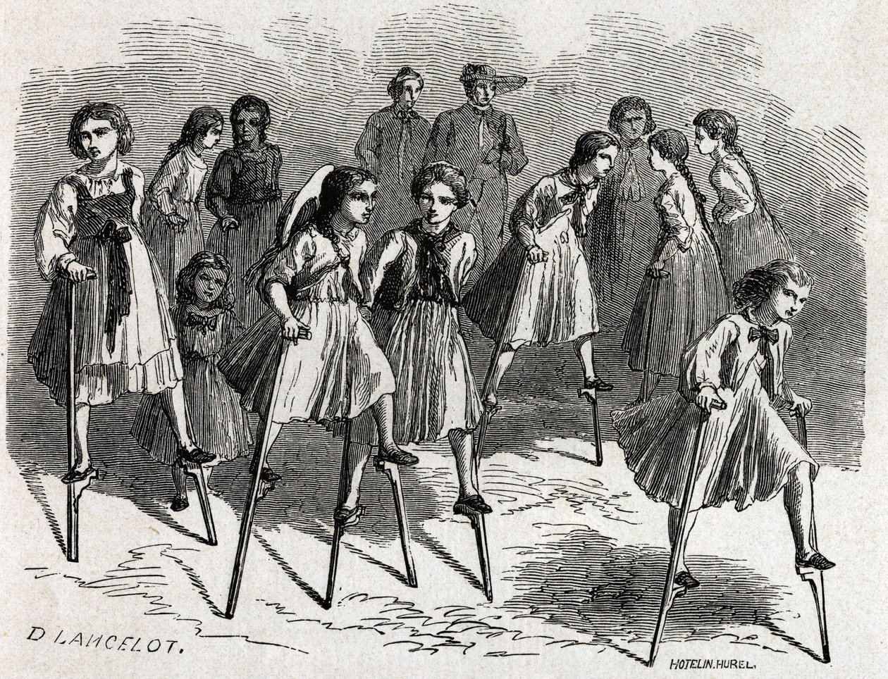 El juego del echasse en Ulm de Dieudonne Auguste Lancelot