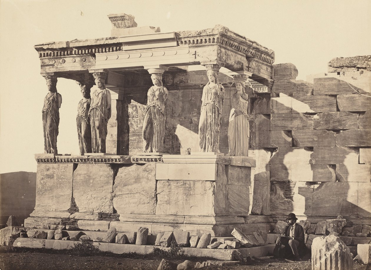 Las Cariátides,1860-1865 (foto) de Dimetrius Constantine