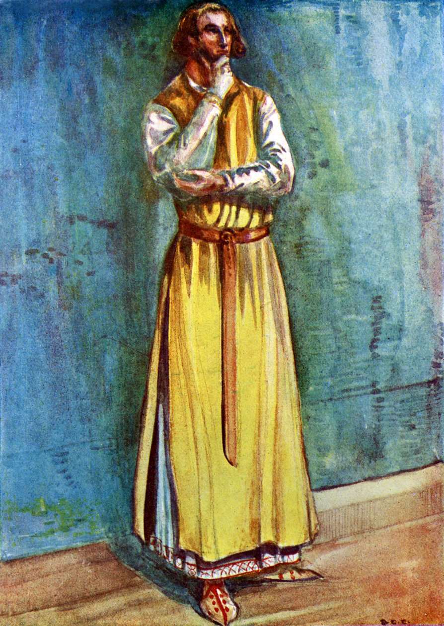 Traje de hombre en el reinado de Juan (1199-1216) de Dion Clayton Calthrop