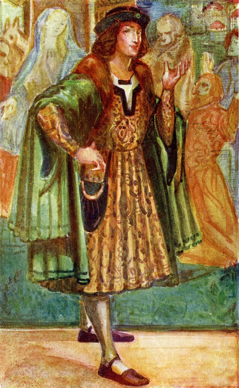 Traje de hombre en el reinado de Ricardo III (1483-1485) de Dion Clayton Calthrop