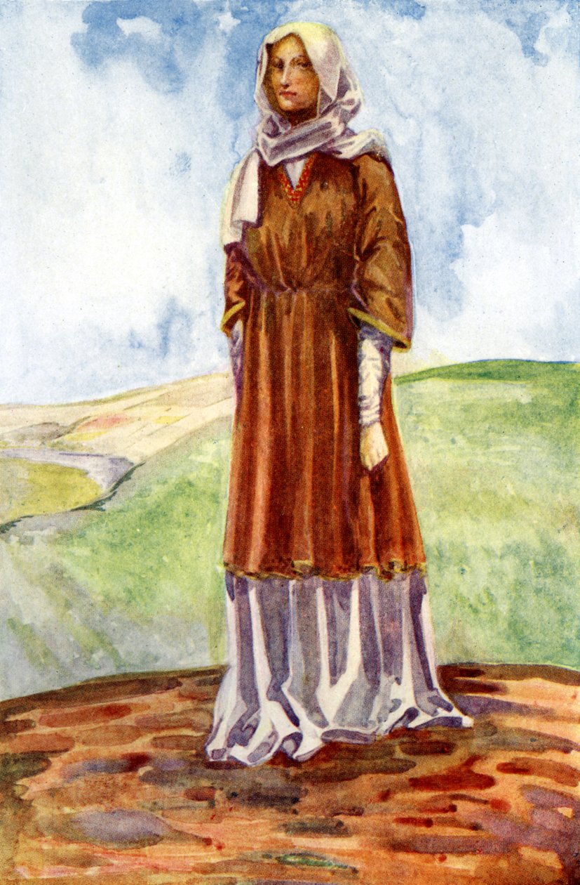 Traje de mujer en el reinado de Guillermo I de Dion Clayton Calthrop